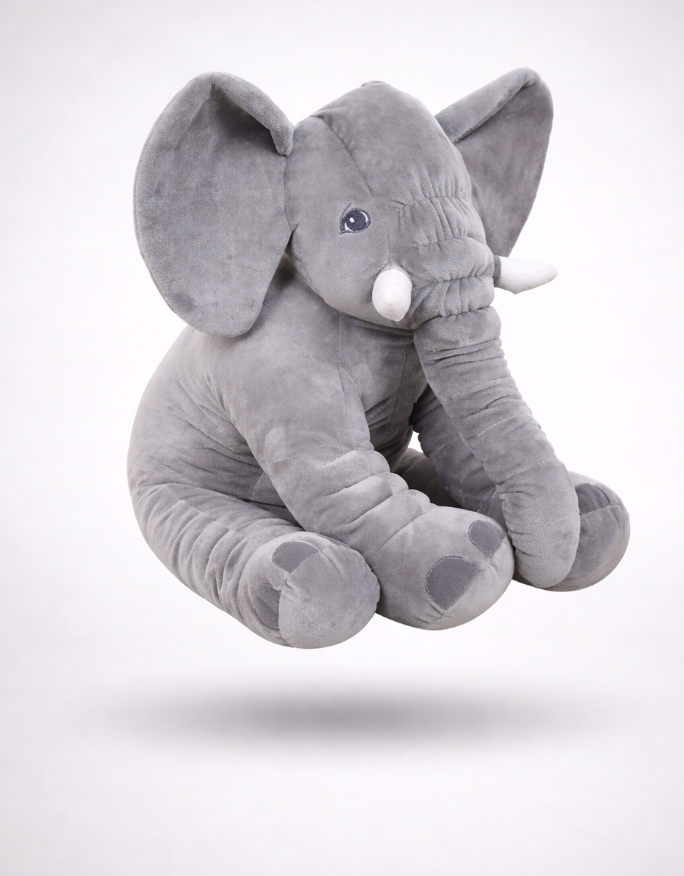 Eléphant en peluche